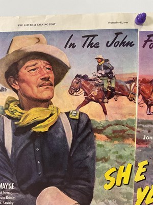 Lot 154 - A U.S. synopsis poster for THE SEARCHERS...