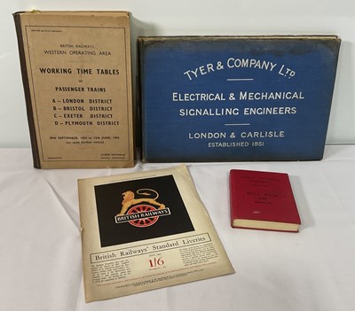 Lot 485 - RAILWAYANA - A group of early 20th century...