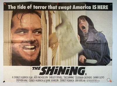 Lot 194 - THE SHINING (1980) UK quad film poster,...