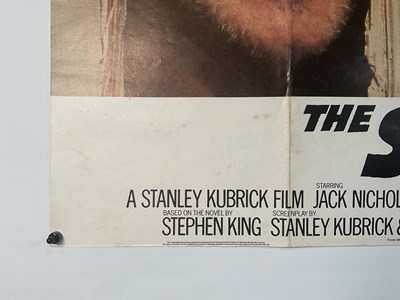 Lot 194 - THE SHINING (1980) UK quad film poster,...