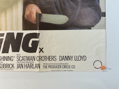 Lot 194 - THE SHINING (1980) UK quad film poster,...