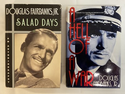 Lot 111 - A pair of DOUGLAS FAIRBANKS JR autographed...