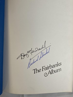 Lot 107 - A pair of autographed DOUGLAS FAIRBANKS JR...