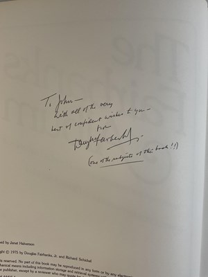 Lot 107 - A pair of autographed DOUGLAS FAIRBANKS JR...