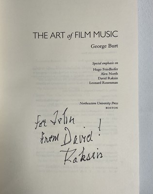 Lot 149 - FILM MUSIC COMPOSERS - A pair of autographed...