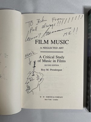 Lot 149 - FILM MUSIC COMPOSERS - A pair of autographed...