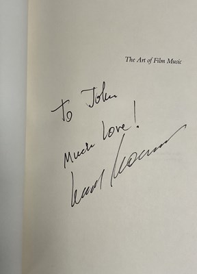 Lot 149 - FILM MUSIC COMPOSERS - A pair of autographed...