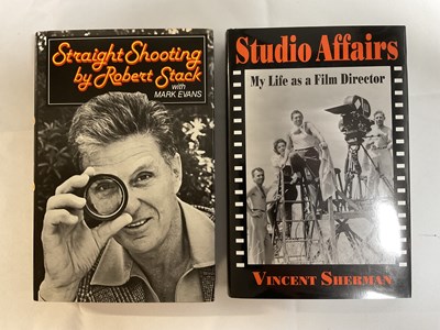 Lot 105 - A pair of autographed books by movie Directors...