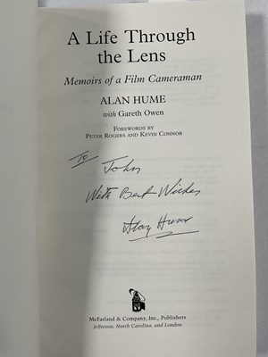 Lot 81 - A group of autographed books on...