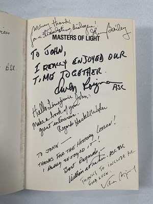 Lot 81 - A group of autographed books on...