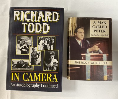 Lot 110 - A pair of books signed by RICHARD TODD...