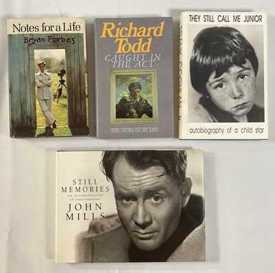 Lot 120 - ACTORS - A group of four autographed...