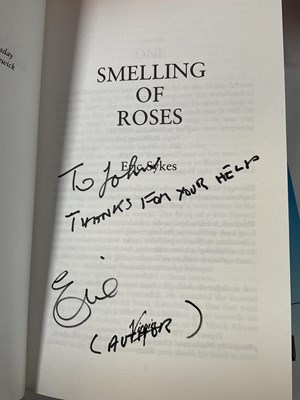 Lot 63 - A box of movie related books, autographed by...