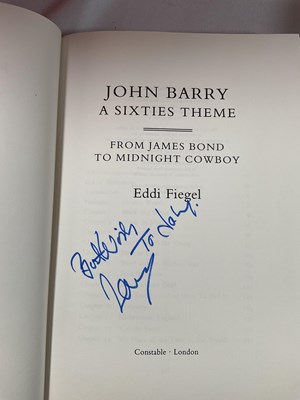 Lot 63 - A box of movie related books, autographed by...
