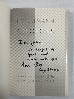 Lot 123 - ACTORS - A group of books autographed by...