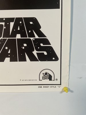 Lot 210 - A 1993 German commercial poster for STAR WARS...