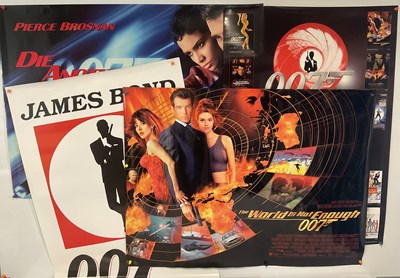 Lot 86 - A group of James Bond posters to include THE...