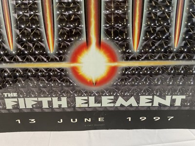 Lot 144 - THE FIFTH ELEMENT (1997) UK Quad film poster,...