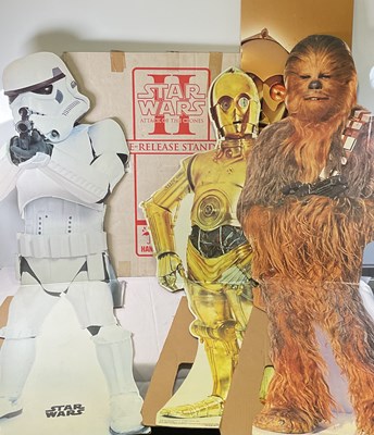 Lot 204 - A group of STAR WARS, cardboard character...