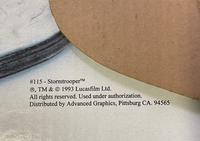 Lot 204 - A group of STAR WARS, cardboard character...