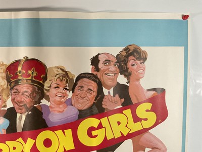 Lot 26 - CARRY ON GIRLS (1973) UK Quad film poster,...