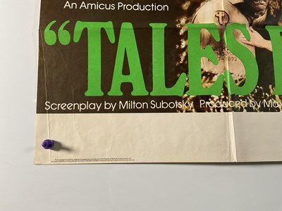 Lot 186 - TALES FROM THE CRYPT (1972) UK Quad film...