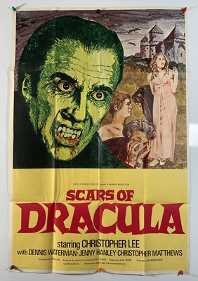 Lot 182 - SCARS OF DRACULA (1970), UK one sheet movie...