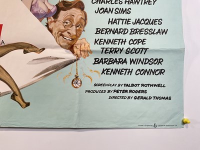 Lot 21 - CARRY ON MATRON (1972) UK Quad film poster,...