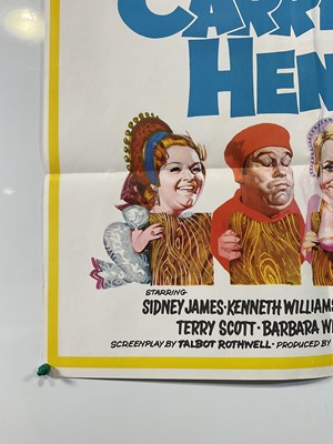 Lot 15 - CARRY ON HENRY (1971) UK one sheet movie...