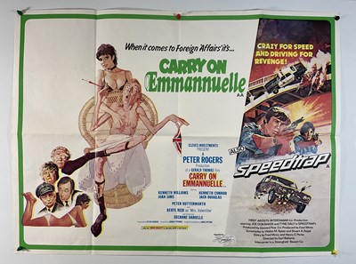 Lot 6 - CARRY ON EMMANNUELLE / SPEED TRAP (1978)...