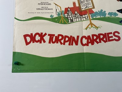 Lot 28 - CARRY ON DICK (1973) UK Quad film poster,...