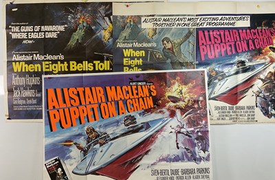 Lot 43 - ALISTAIR MACLEAN - A group of 3 UK Quad movie...