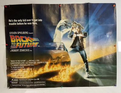 Lot 130 - BACK TO THE FUTURE (1985) UK Quad film poster,...