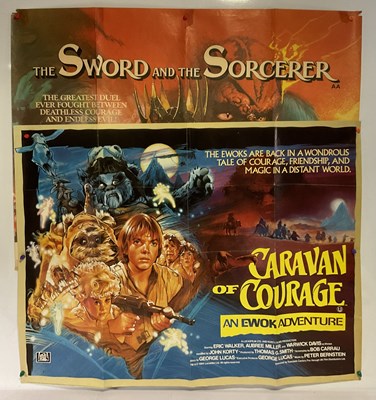 Lot 127 - A pair of 1980's sci-fi / fantasy UK Quad film...