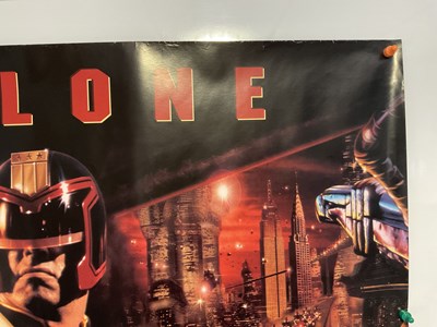 Lot 46 - JUDGE DREDD (1995) UK Quad film poster, comic...