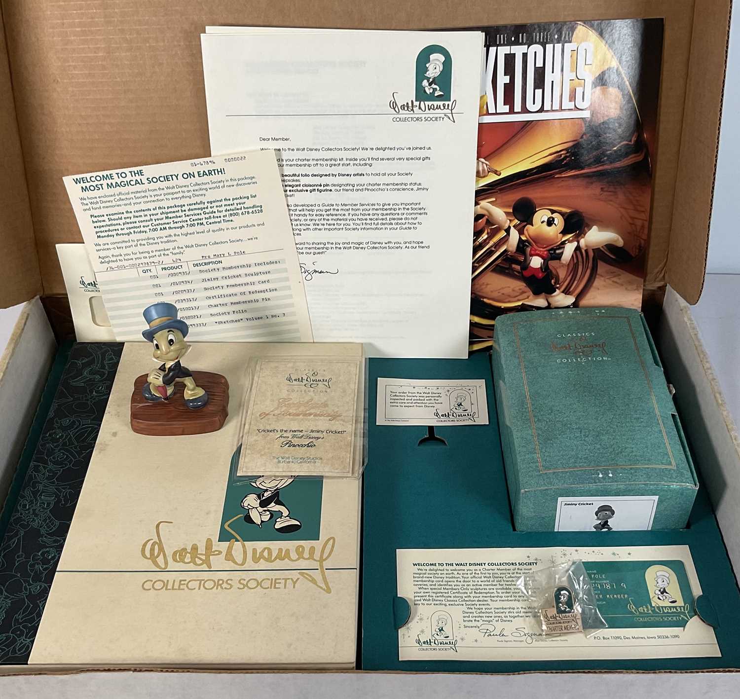 Lot 311 - A 1994 Walt Disney collectors society...