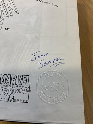 Lot 307 - MARVEL - A folio of storyboards from the...