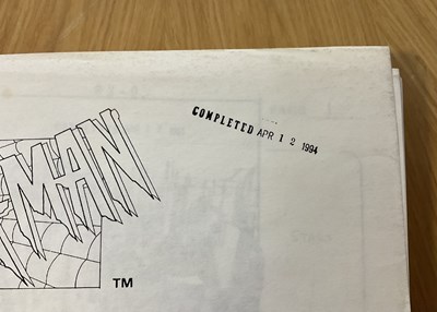 Lot 307 - MARVEL - A folio of storyboards from the...
