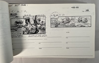 Lot 307 - MARVEL - A folio of storyboards from the...