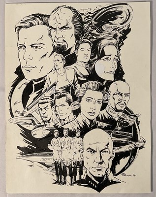 Lot 286 - Original Comic Book Artwork - An unused cover...