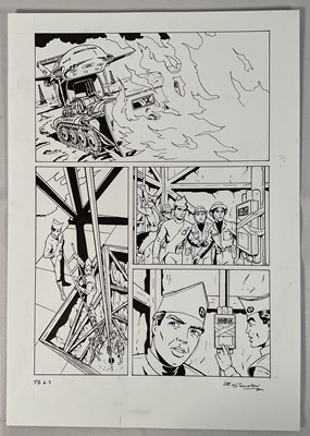 Lot 291 - Original Comic Book artwork - Lee Sullivan...