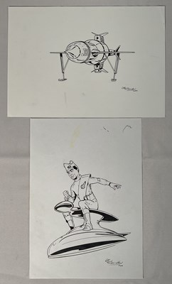 Lot 285 - Original Comic Book artwork - A pair of Lee...