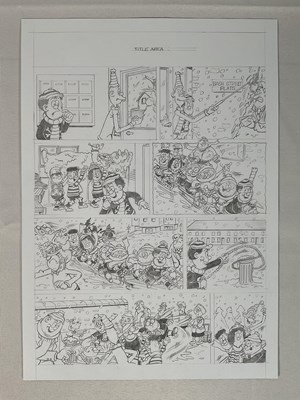 Lot 279 - Original Comic Book artwork - 2 pages of...