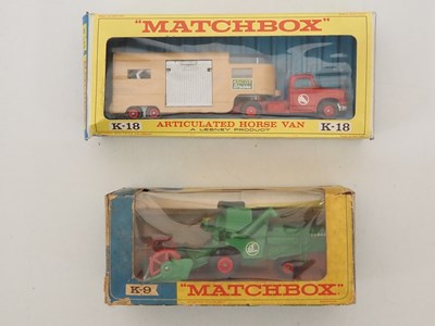 Lot 52 - A pair of MATCHBOX King Size vehicle sets...