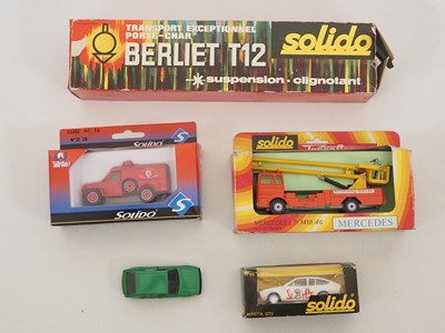 Lot 59 - A group of SOLIDO diecast models to include a...