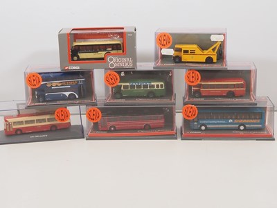 Lot 68 - A quantity of 1:76 scale diecast buses by...