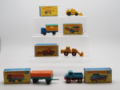 Lot 73 - A group of MATCHBOX 1:75 series diecast trucks...