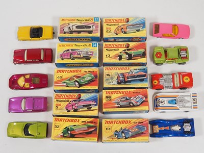 Lot 75 - A large group of MATCHBOX Superfast series...