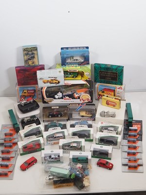 Lot 98 - A quantity of modern diecast cars and other...