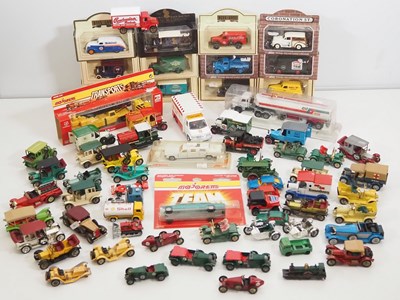 Lot 99 - A large crate of diecast vehicles including...